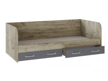 Кровать с ящиками Колибри Лофт дуб серый (Текс) в Реж - rezh.mebel-e96.ru