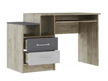Стол письменный Колибри Лофт серый (Текс) в Реж - rezh.mebel-e96.ru