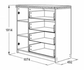 Комод-2 Ольга-13 в Реж - rezh.mebel-e96.ru