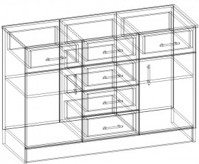 Комод К1200 2Д серия София в Реж - rezh.mebel-e96.ru