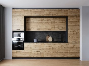 Кухонный гарнитур Крафт 3400 мм (Санвут) в Реж - rezh.mebel-e96.ru