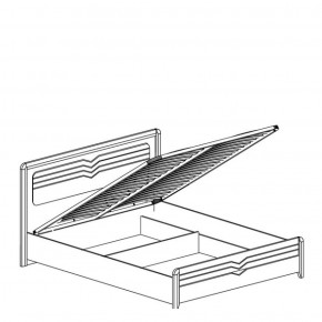 Кровать 1600 с подъемным механизмом Фьорд 156 (Яна) в Реж - rezh.mebel-e96.ru