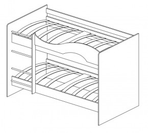 Кровать 2-х ярусная Мая + ящики + шкаф (800*1900) в Реж - rezh.mebel-e96.ru