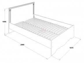 Кровать двойная Ольга 1Н + 2-а ящика (1600*2000) в Реж - rezh.mebel-e96.ru