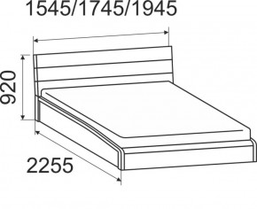 Кровать интерьерная Мальта с подъемным механизмом 1400*2000 в Реж - rezh.mebel-e96.ru