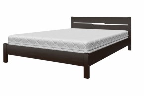 Кровать из массива Вероника-5 Темный орех (900х2000) (БМ) в Реж - rezh.mebel-e96.ru