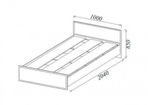 Кровать Классика 900 в Реж - rezh.mebel-e96.ru