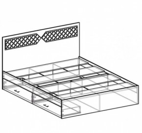 Кровать двуспальная Николь 1400 (венге) (Эра) в Реж - rezh.mebel-e96.ru