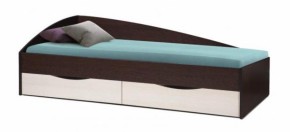 Кровать одинарная Фея - 3 асимметричная 1900х800 (венге) (Олм) в Реж - rezh.mebel-e96.ru