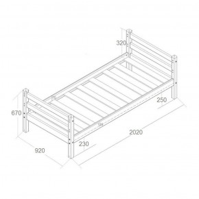 Кровать одноярусная Сонечка (800*1900) модульная в Реж - rezh.mebel-e96.ru