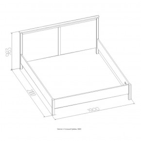 Кровать Шерлок 900 дуб сонома 1200*2000 в Реж - rezh.mebel-e96.ru