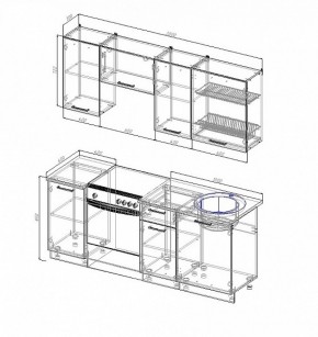 Кухонный гарнитур Лофт 2000 в Реж - rezh.mebel-e96.ru