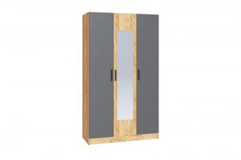 Шкаф 1200 мм Ларс крафт/графит (Микон) в Реж - rezh.mebel-e96.ru