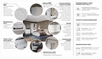 Шкаф распашной 1440 мм Лацио 3Д, белое дерево (Имп) в Реж - rezh.mebel-e96.ru