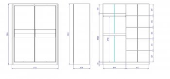 Шкаф-купе 1750 мм 2-х дверный Лацио (СБК) в Реж - rezh.mebel-e96.ru