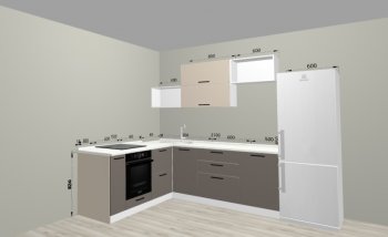 Угловой кухонный гарнитур Санвут 1516х2100 мм в Реж - rezh.mebel-e96.ru
