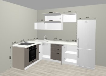 Угловой кухонный гарнитур Санвут 1516х2100 мм в Реж - rezh.mebel-e96.ru