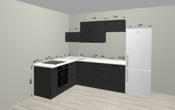 Угловой кухонный гарнитур Санвут 1516х2100 мм в Реж - rezh.mebel-e96.ru