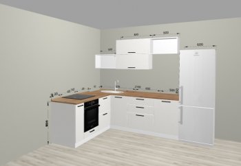 Угловой кухонный гарнитур Санвут 1516х2100 мм в Реж - rezh.mebel-e96.ru