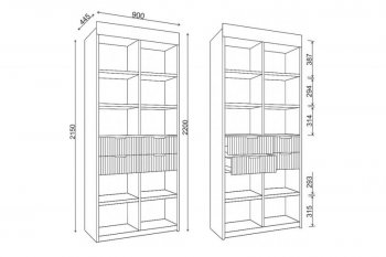 Набор детской мебели Лавис модульный белый софт (ДСВ) в Реж - rezh.mebel-e96.ru