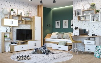 Набор детской мебели Лайт, модульный комп.2 (Гор) в Реж - rezh.mebel-e96.ru
