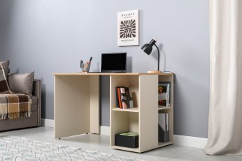 Стол письменный Лайт 12.163. сатин (Моби) в Реж - rezh.mebel-e96.ru