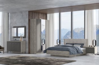 Спальный гарнитур Лежер модульный, холст вулканический (СанТан) в Реж - rezh.mebel-e96.ru