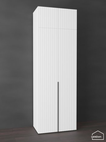Шкаф с антресолью 800 мм Linnea MHR-2A-2 2450х800х510 (Белый-М 11.1.1) в Реж - rezh.mebel-e96.ru