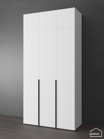 Шкаф с антресолью 1200 мм Linnea MHR-3A-1 2450х1200х510 (Белый-М 11.1.2) в Реж - rezh.mebel-e96.ru
