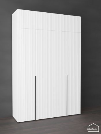 Шкаф с антресолью 1600 мм Linnea MHR-4A-1 2450х1600х510 (Белый-М 11.1.2) в Реж - rezh.mebel-e96.ru