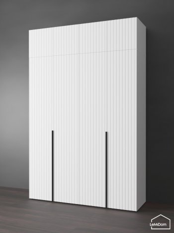 Шкаф с антресолью 1600 мм Linnea MHR-4A-1 2450х1600х510 (Белый-М 11.1.1) в Реж - rezh.mebel-e96.ru