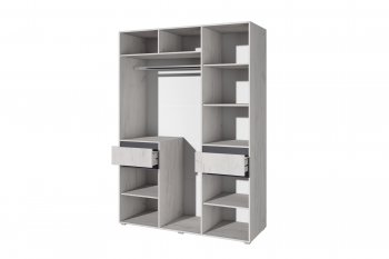 Спальный гарнитур Лиана графит, модульный (Зарон) в Реж - rezh.mebel-e96.ru