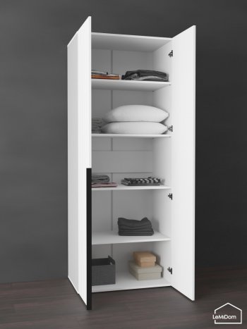 Шкаф Linnea MHR-2-2 2050х800х510 (Белый-М 11.1.1) в Реж - rezh.mebel-e96.ru