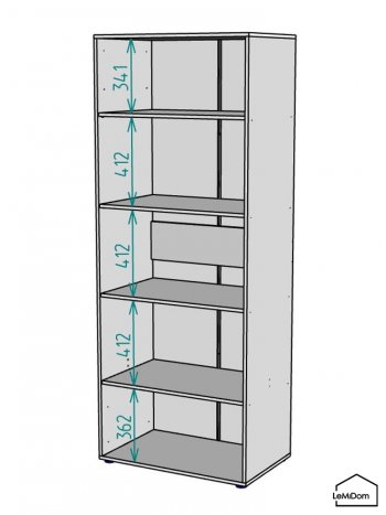 Шкаф Linnea MHR-2-2 2050х800х510 (Белый-М 11.1.1) в Реж - rezh.mebel-e96.ru