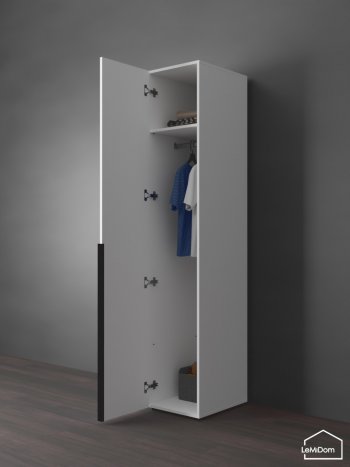 Шкаф Linnea MHR-1 2050х400х510 (Белый-М 11.1.1) в Реж - rezh.mebel-e96.ru