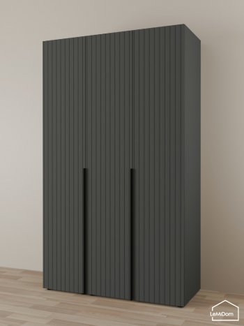 Шкаф Linnea MHR-3-1 2050х1200х510 (Графит-М 11.1.25) в Реж - rezh.mebel-e96.ru