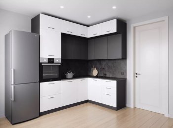 Кухонный гарнитур угловой Лофт 2200*1700 мм (Санвут) в Реж - rezh.mebel-e96.ru