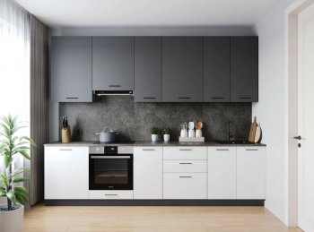 Кухонный гарнитур высокий Лофт 3000 мм (Санвут) в Реж - rezh.mebel-e96.ru