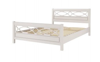Кровать из массива Лоренса льняной (БМ) в Реж - rezh.mebel-e96.ru
