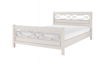 Кровать из массива Лоренса льняной (БМ) в Реж - rezh.mebel-e96.ru