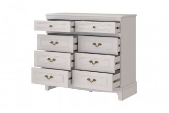 Комод 8 ящиков Лорето, льняной (БМ) в Реж - rezh.mebel-e96.ru