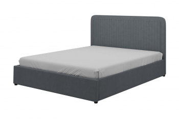 Кровать двуспальная Луиза холодный серый (БМ) в Реж - rezh.mebel-e96.ru