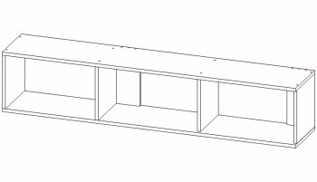 Стенка луксор (АстридМ) в Реж - rezh.mebel-e96.ru