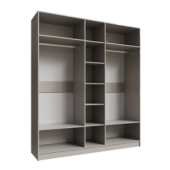 Шкаф Мадрид 2000 мм без зеркала, кашемир (Текс) в Реж - rezh.mebel-e96.ru