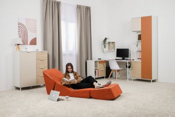 Набор детской мебели Марвэл модульный, бел. (Моби) в Реж - rezh.mebel-e96.ru