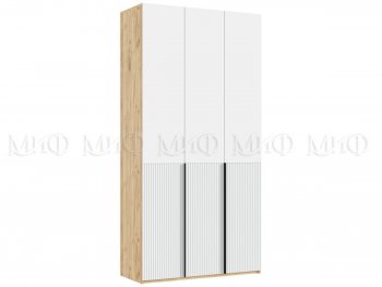 Шкаф 1200 мм Марвэл с доп. ящиками, крафт/белый (Миф) в Реж - rezh.mebel-e96.ru