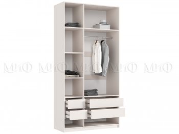 Шкаф 1200 мм Марвэл с доп. ящиками, кашемир (Миф) в Реж - rezh.mebel-e96.ru