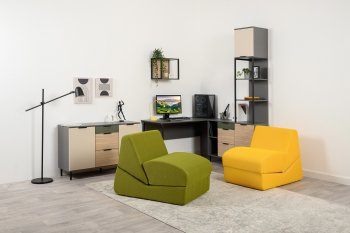 Кресло Марвэл серка желтая (Моби) в Реж - rezh.mebel-e96.ru