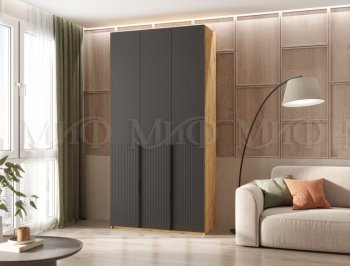 Шкаф 1200 мм Марвэл крафт/графит (Миф) в Реж - rezh.mebel-e96.ru