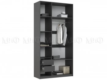 Шкаф 1200 мм Марвэл графит (Миф) в Реж - rezh.mebel-e96.ru